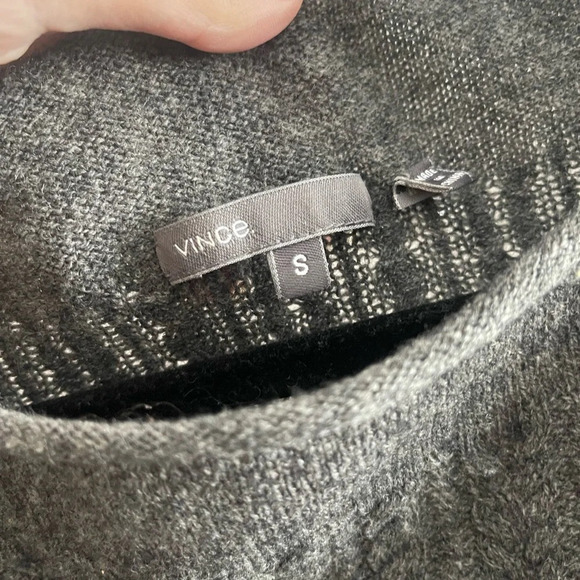 Vince | Yak Wool Boat Neck Cable-knit Sweater, Small - Picture 7 of 9